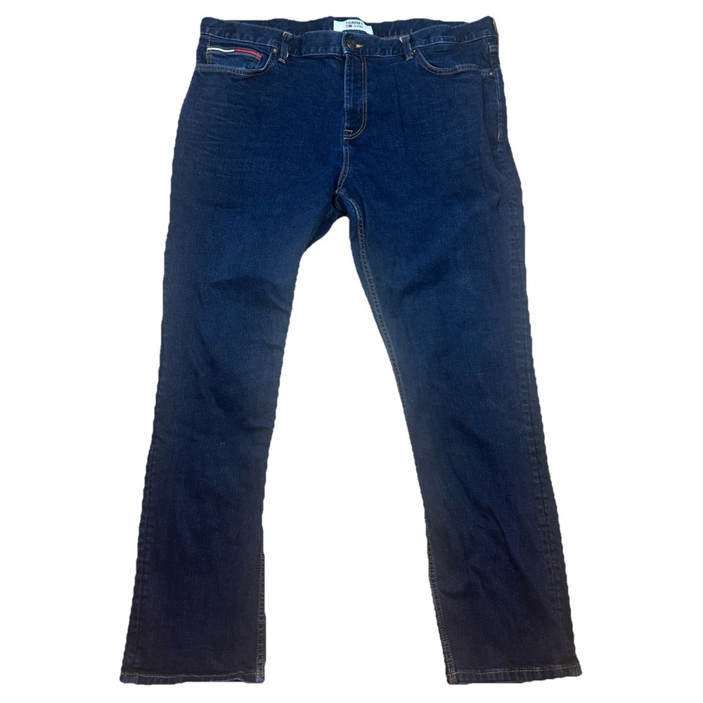Tommy Hilfiger Stretch Ryan Straight Dark‎ Wash Men's Size 40x32 Jeans